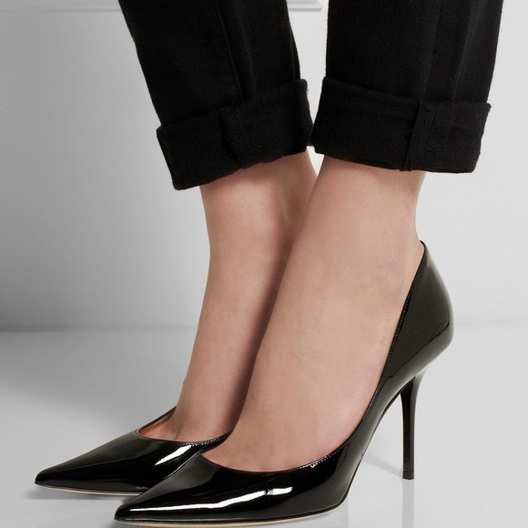 Jimmy Choo Shoes - Jimmy Choo black patent leather pumps 38